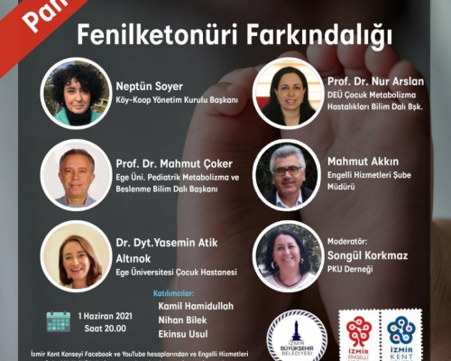 İzmir Kent Konseyi - Fenilketonüri Farkındalığı - 2021.06.01