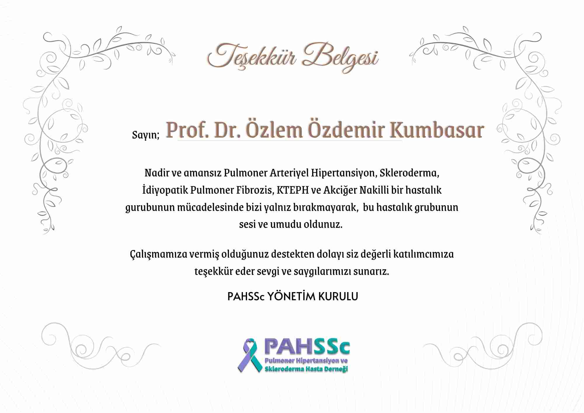Prof. Dr. Özlem Özdemir Kumbasar