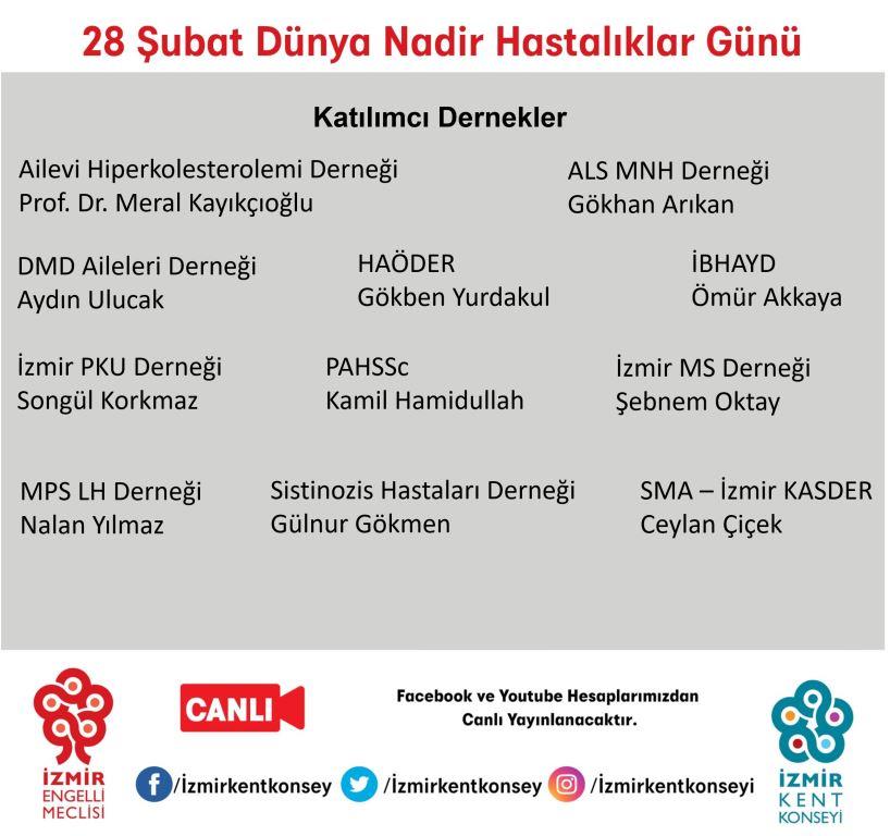 İzmir Kent Konseyi Dünya Nadir Hastalıklar Günü Etkinliği