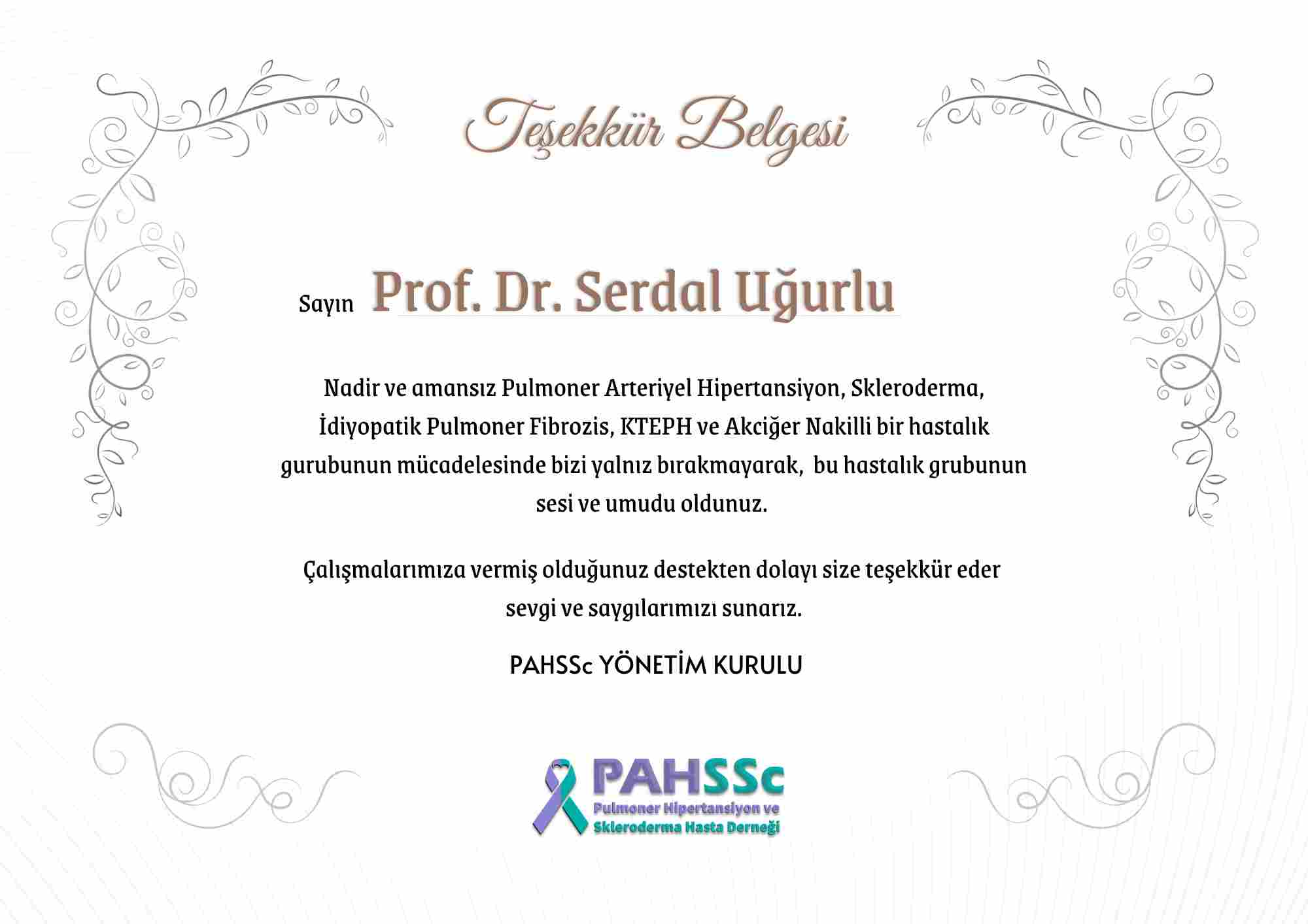 Prof. Dr. Serdal Uğurlu
