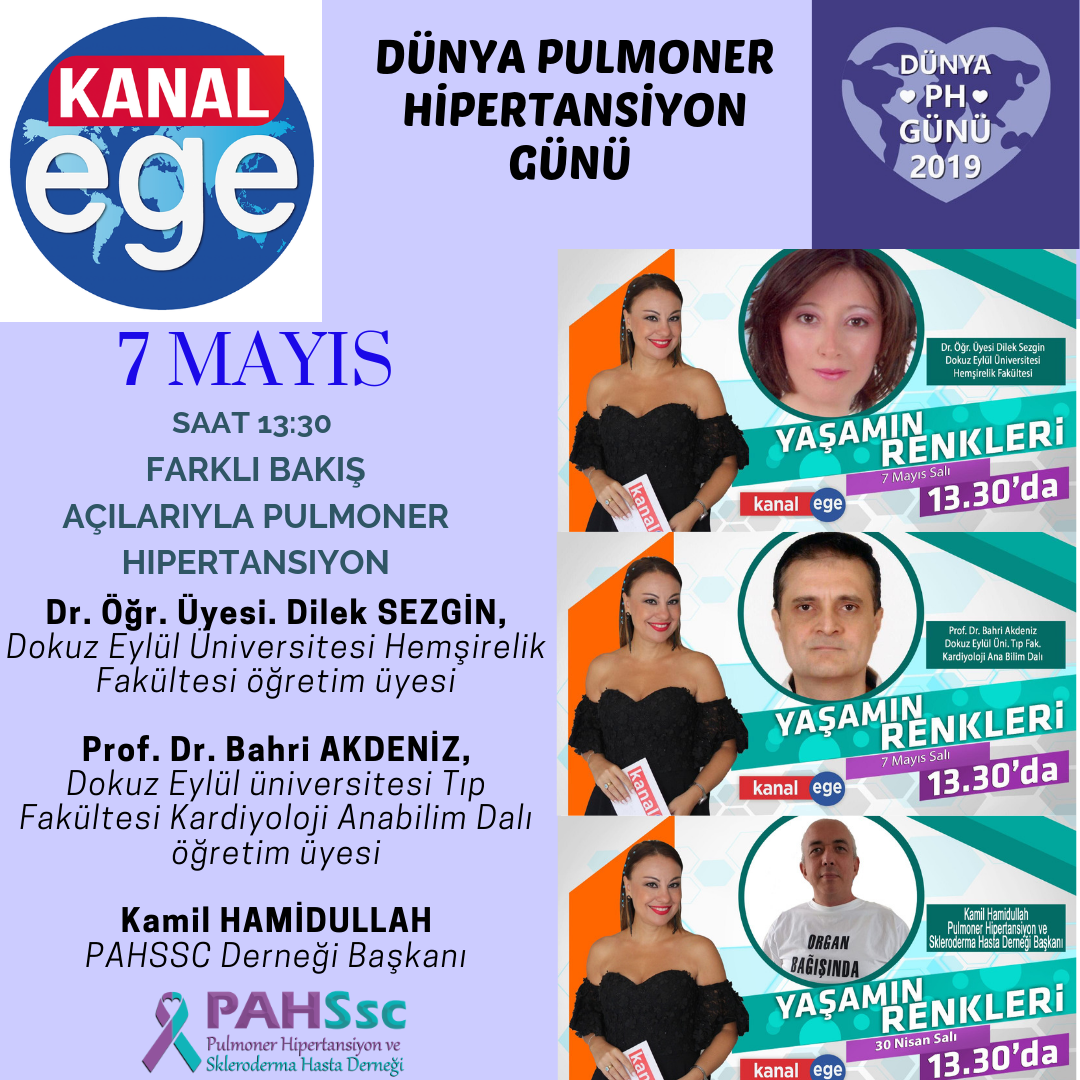 Kanal Ege - Banu FİNCANCI ile YAŞAMIN RENKLERİ - Farklı Bakış Açılarıyla Pulmoner Hipertansiyon